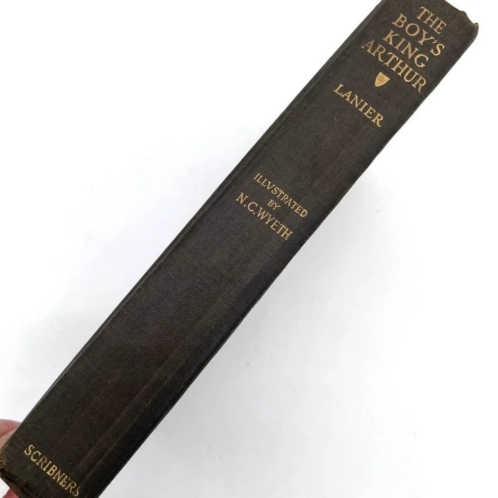 The Boy's King Arthur bySidneyLanier Illustrated byN.C.Wyeth Hardcover Scribner